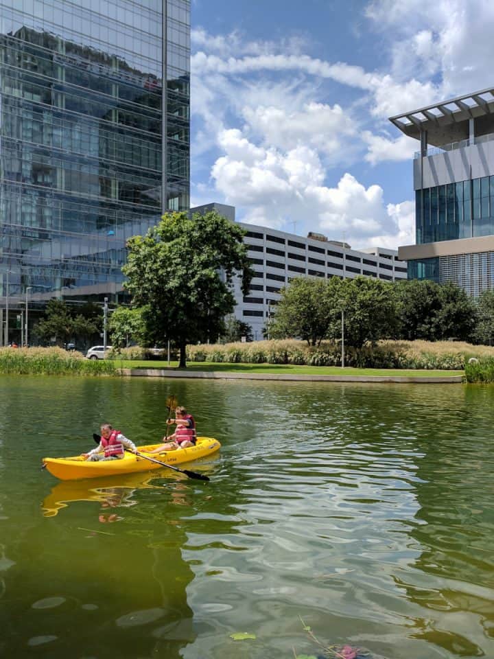 Kayak at Discovery Green