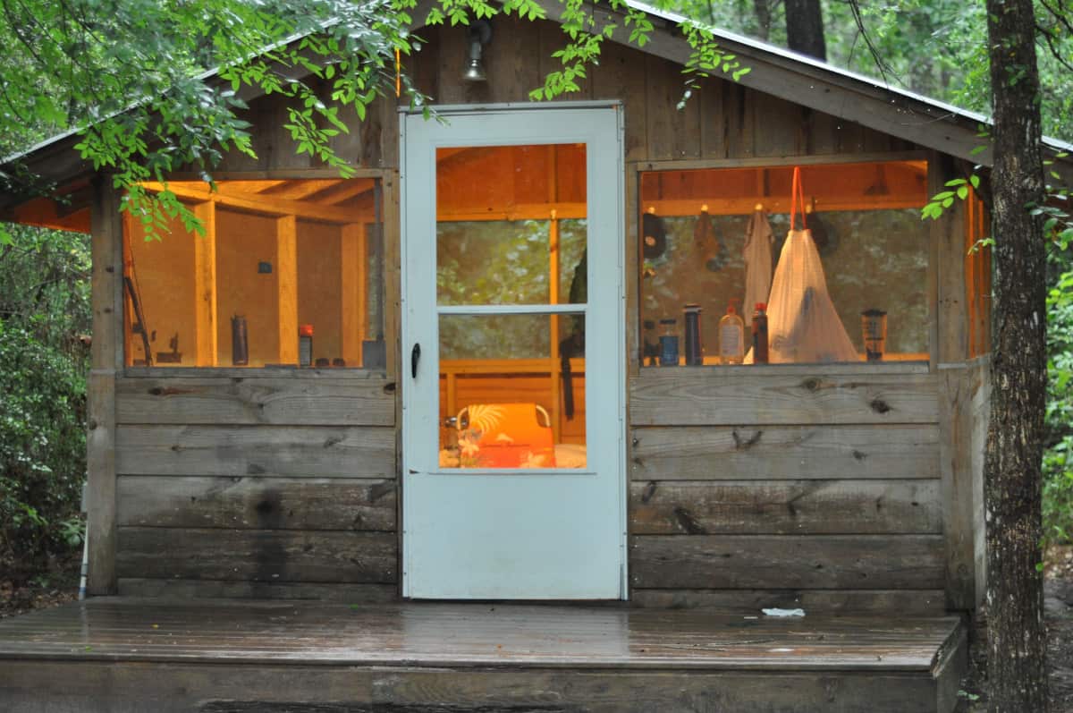 Lake Houston Wilderness Park Open Air Cabin