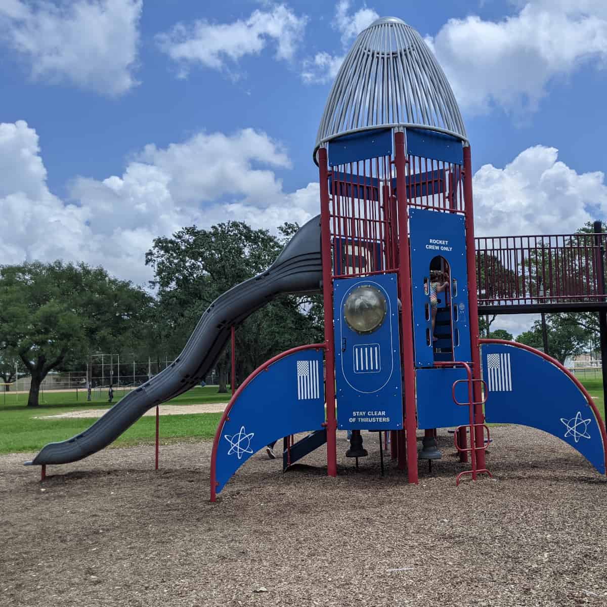 Rocket Ship Play Structure at Sunset Park Ronsenberg