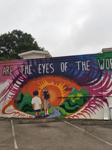 You are the Eyes of the World Mural