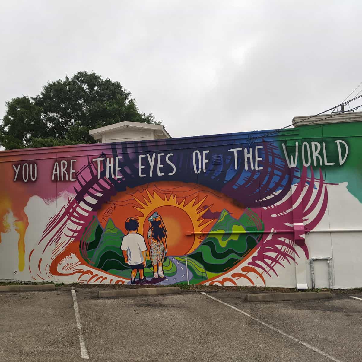 You are the Eyes of the World Mural