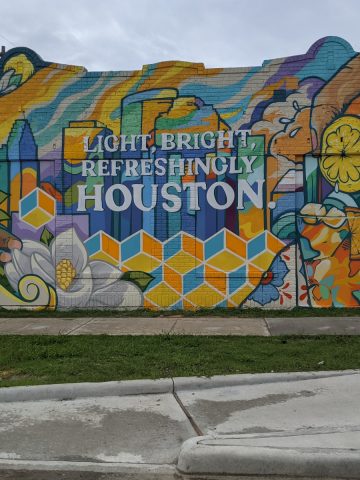 Light Bright Refreshingly Houston Mural