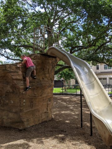 Judson Park Boulder Slide