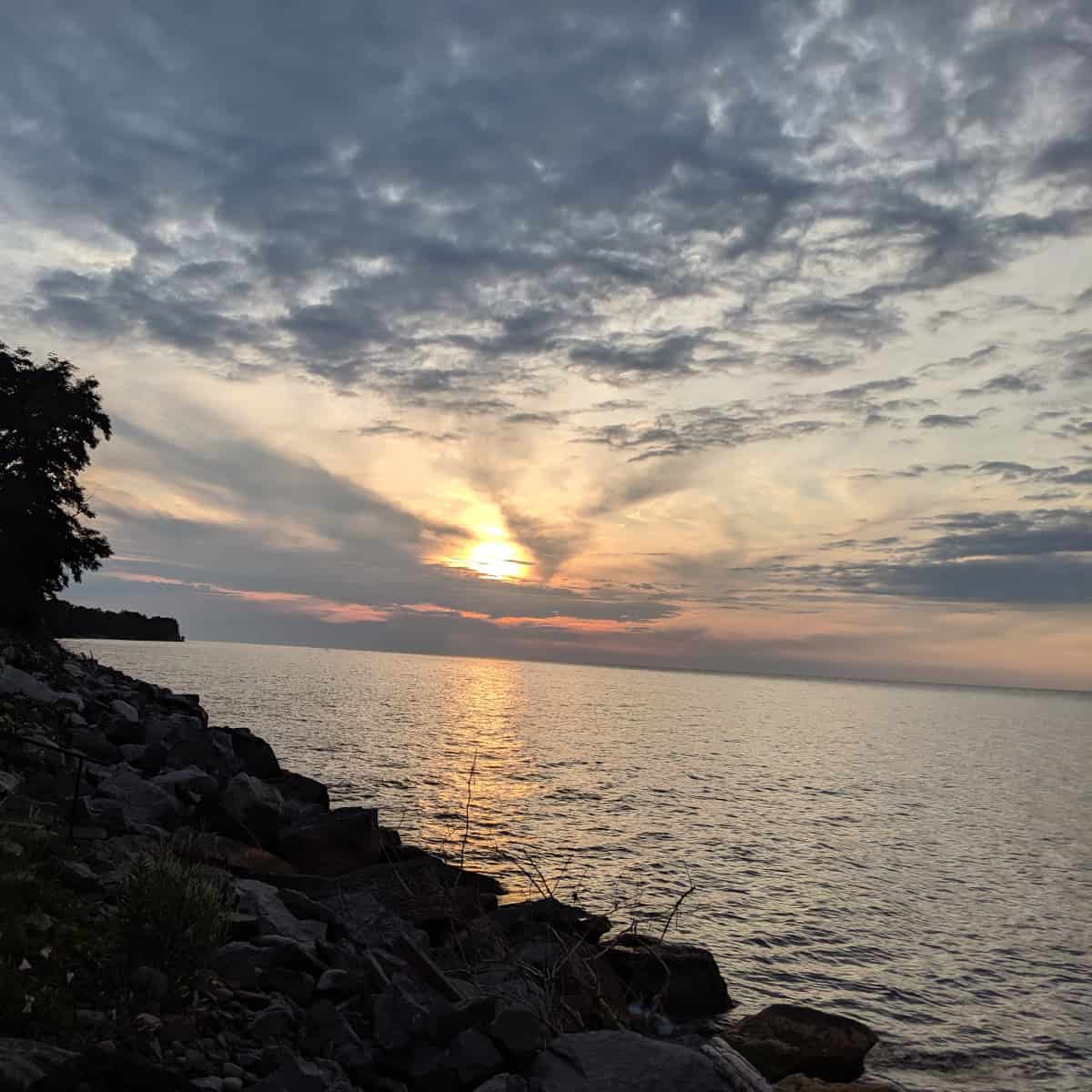 Lake Ontario at Sunset