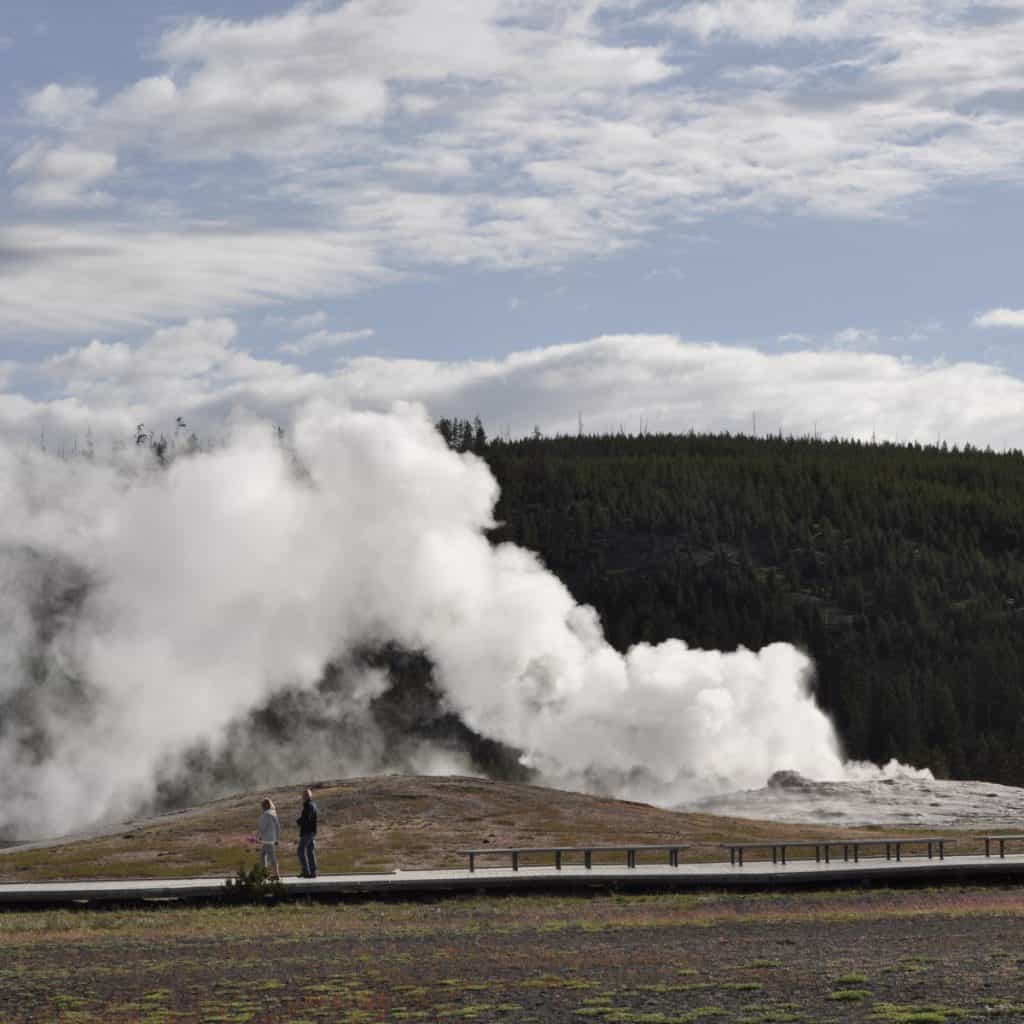 Old Faithful at Yellowstone