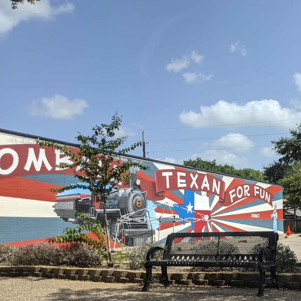 Tomball Train Mural