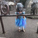 Wearing costume at Houston Zoo Zoo Boo