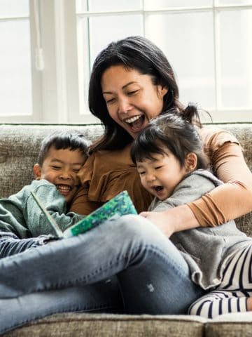 Reading with Mom