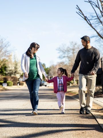 Family Walking