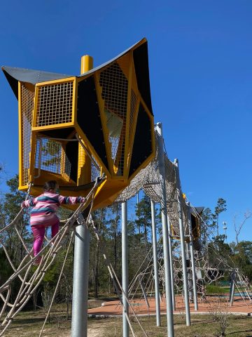 Atascocita Park Rope Bridge