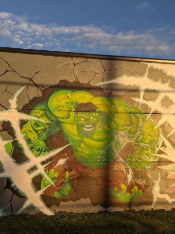 OakStrong Mural with Hulk