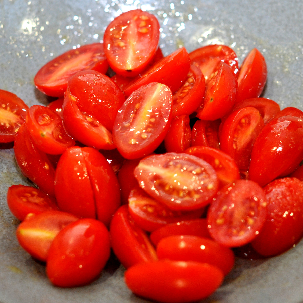 Sliced tomatoes