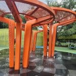 Levy Park Spashpad Water