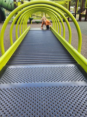 Roller slide at Fall Creek Sports Complex