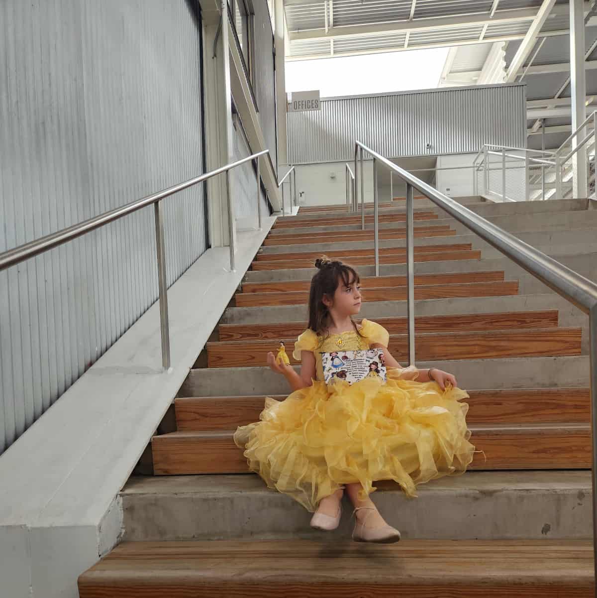 Belle costume at MATCH Main Street Theater