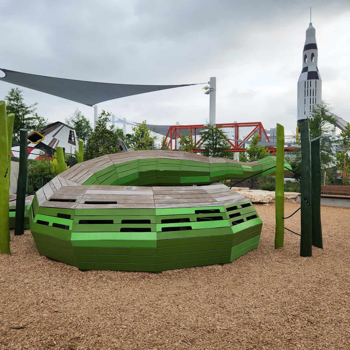 The Commons Play Area Snake Playground