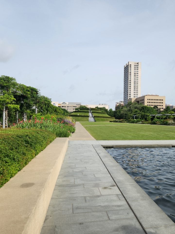 Hermann Park Centennial Gardens Reflecting Pools
