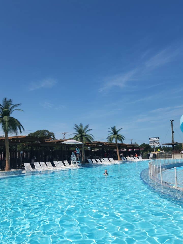 Splashway Waterpark Pool on a Sunny Day