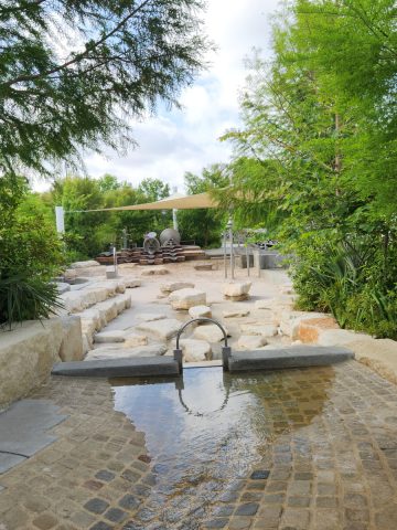 The Commons Water Play Area Interactive Features